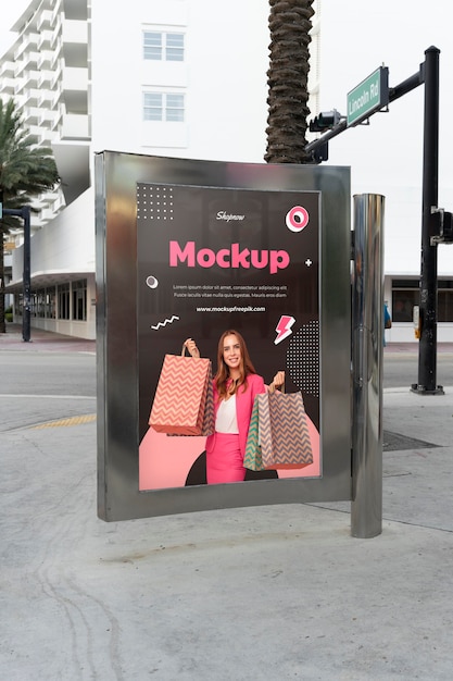 Miami advertising display