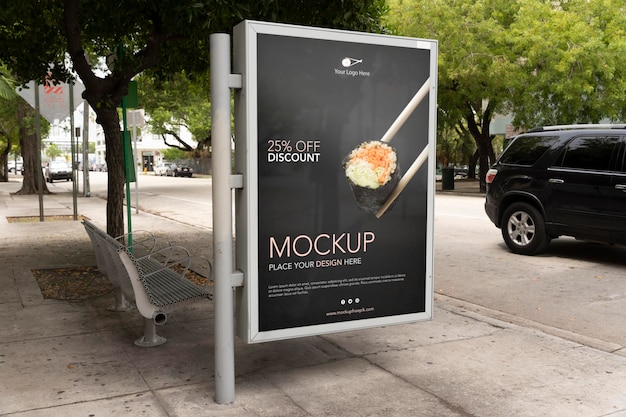 Miami billboards mockup