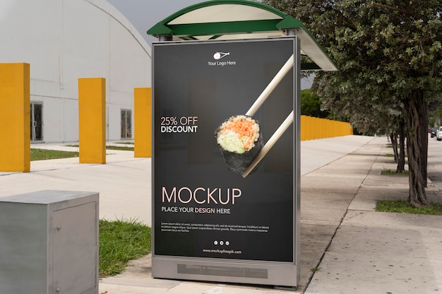 PSD miami billboards mockup