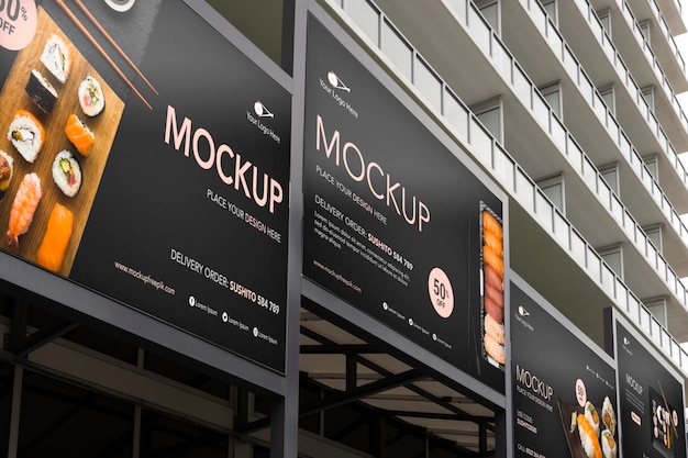 miami billboards mockup