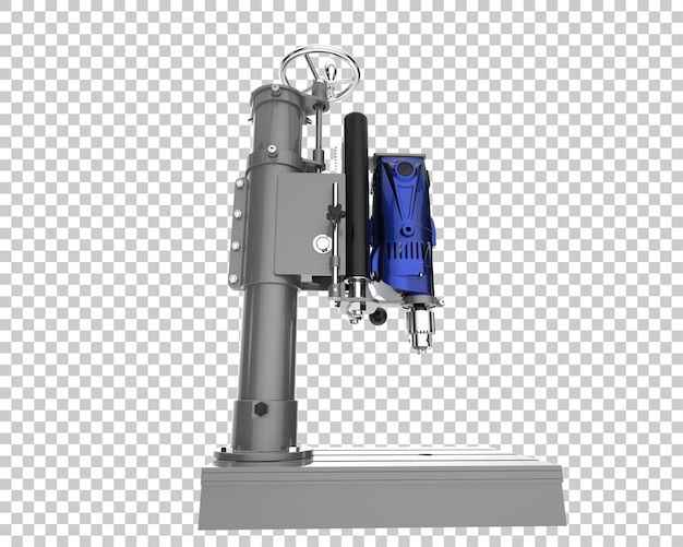 PSD 透明な背景の 3 d レンダリング図に分離されたマイクロ ドリル