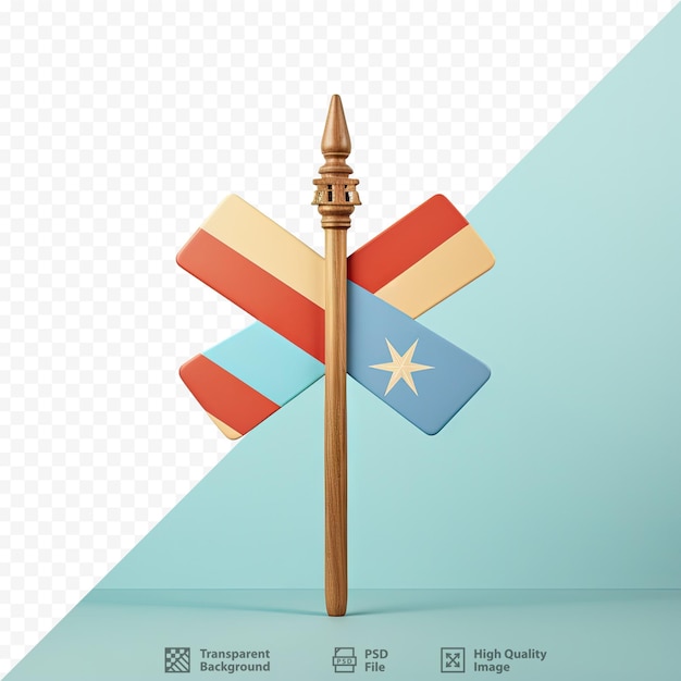 PSD ミクロネシアとエリトリアの国旗が統合され、語学学習の国際ビジネスや旅行を表しています