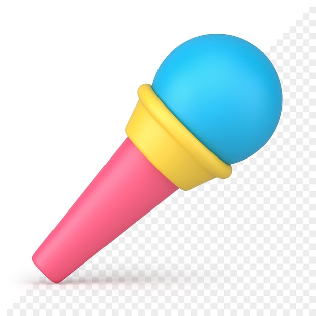 Microphone 3d icon