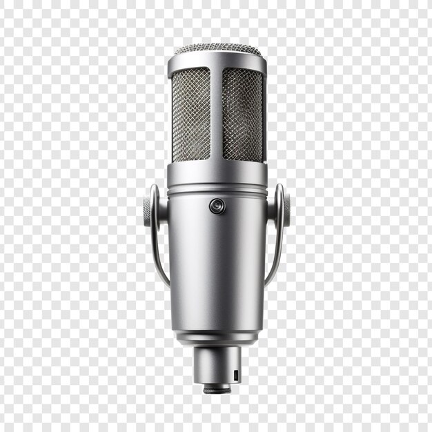 Microphone isolated on transparent background