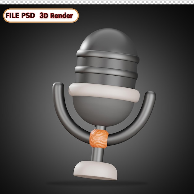 Microphone purple icon