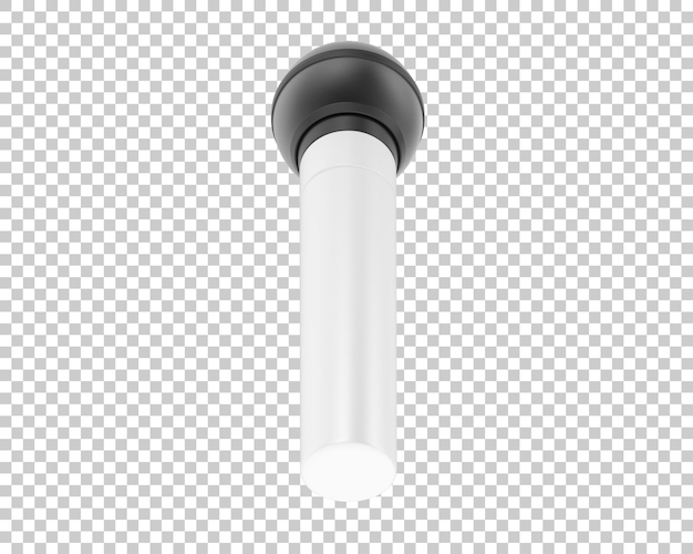 Microphone on transparent background 3d rendering illustration