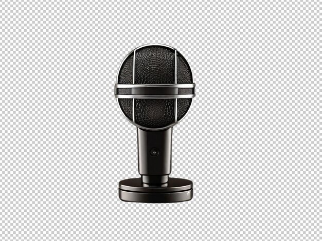 Microphone on transparent background