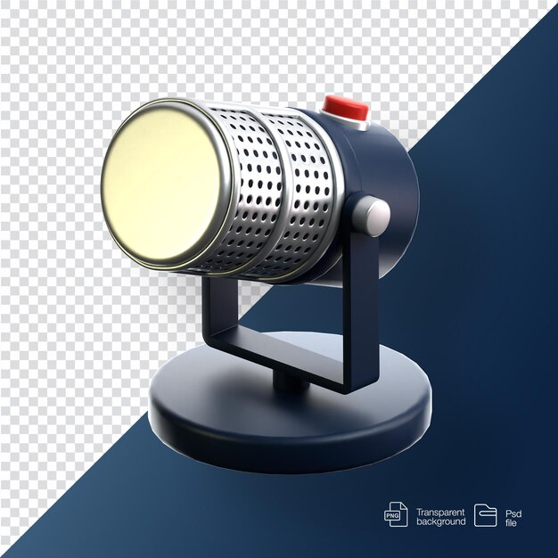 PSD microphone transparent psd file view