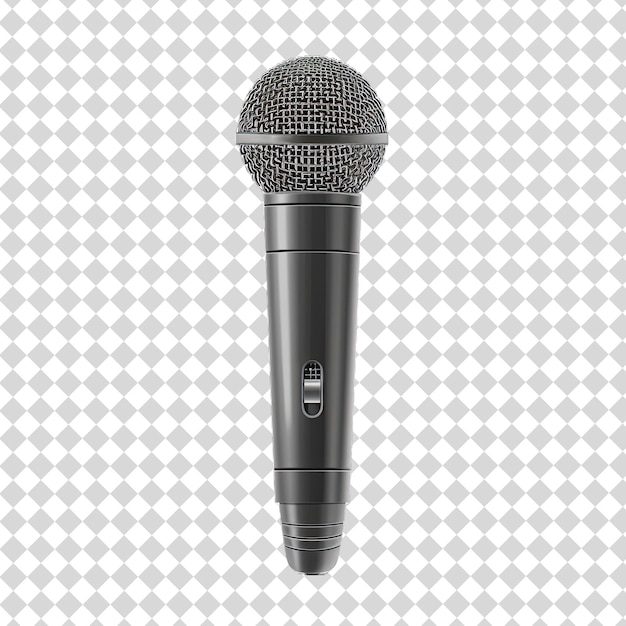 PSD a microphone with a diamond pattern on the top