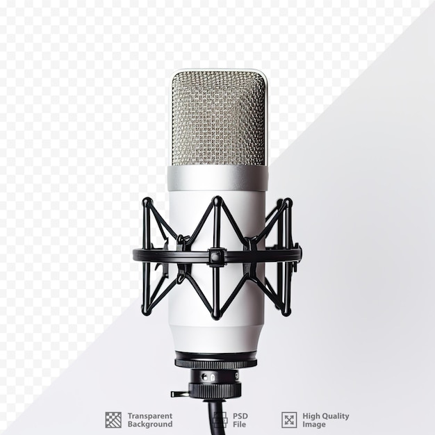 PSD a microphone with the words 