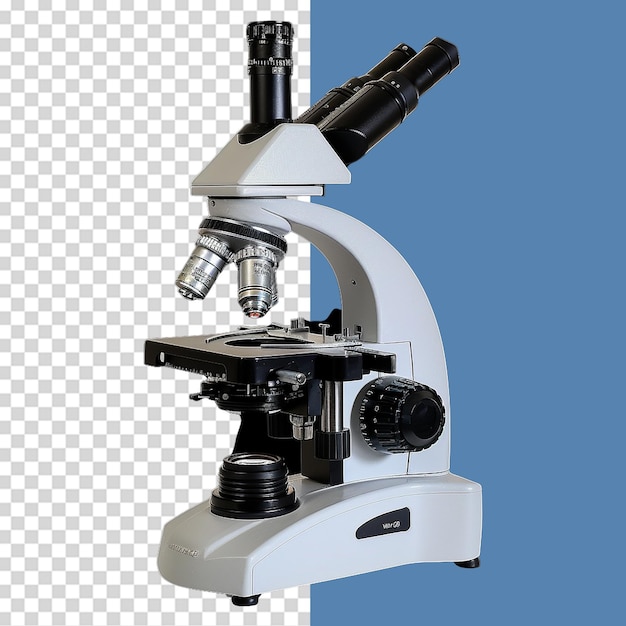 Microscoop geïsoleerd op doorzichtige achtergrond png