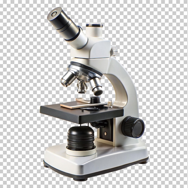 PSD microscope 3d high quality render transparent background