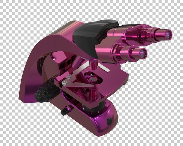 PSD microscope isolated on background 3d rendering illustration