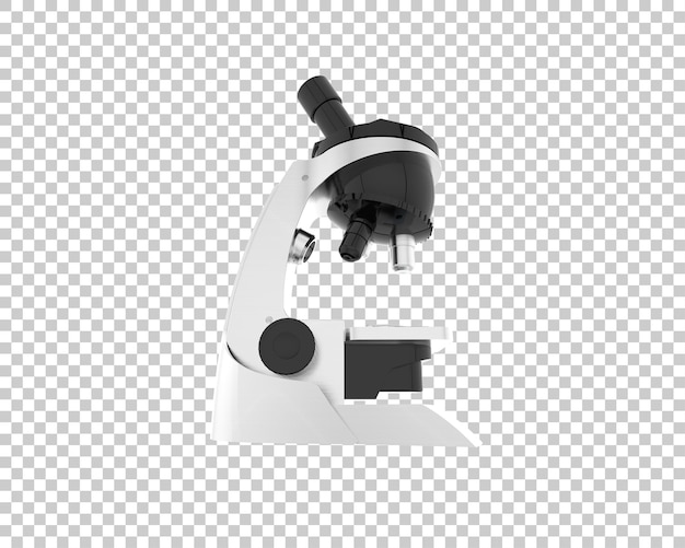 PSD microscope isolated on background 3d rendering illustration