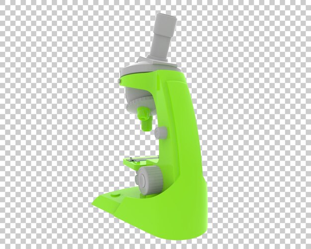 PSD microscope isolated on background 3d rendering illustration