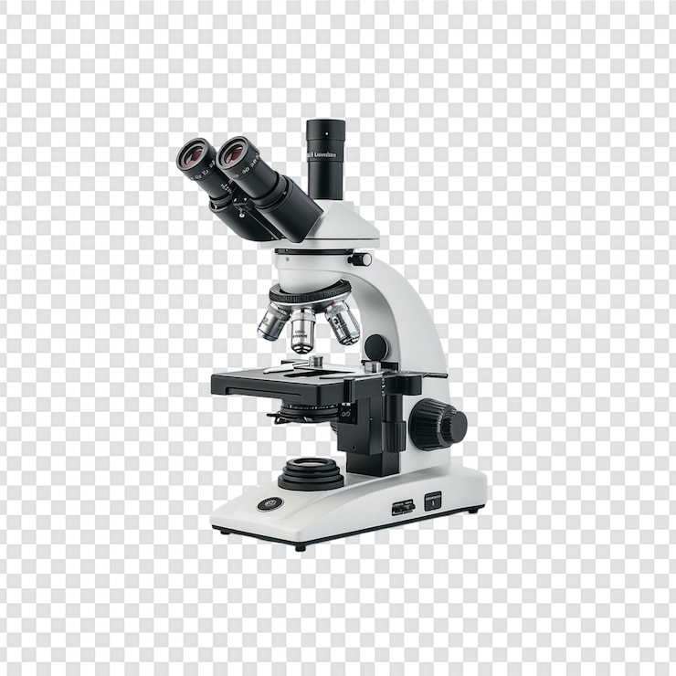 PSD microscope isolated on transparent background