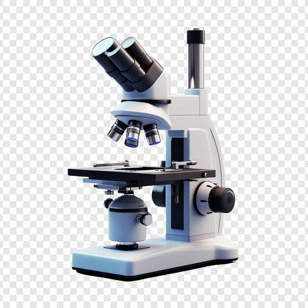 PSD microscope isolated on transparent background