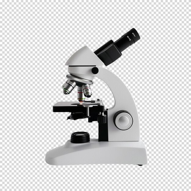 PSD microscope medical tools isolated on transparent background doctors day