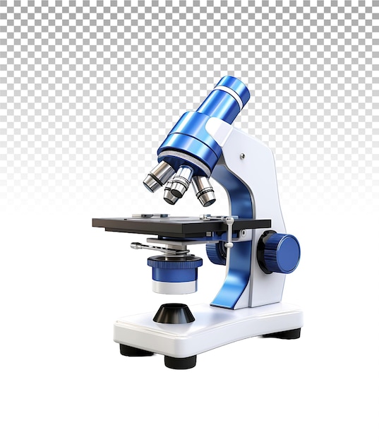 PSD microscopio senza sfondo che si fonde senza sforzo in vari contesti