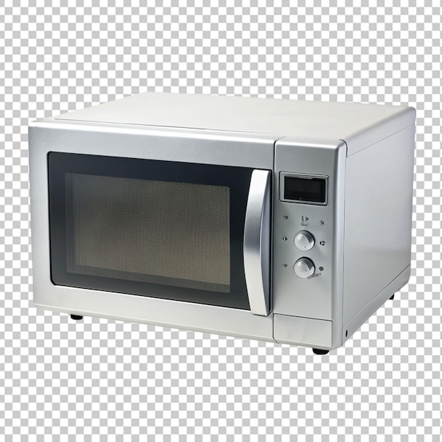 PSD microwave oven isolated on a transparent