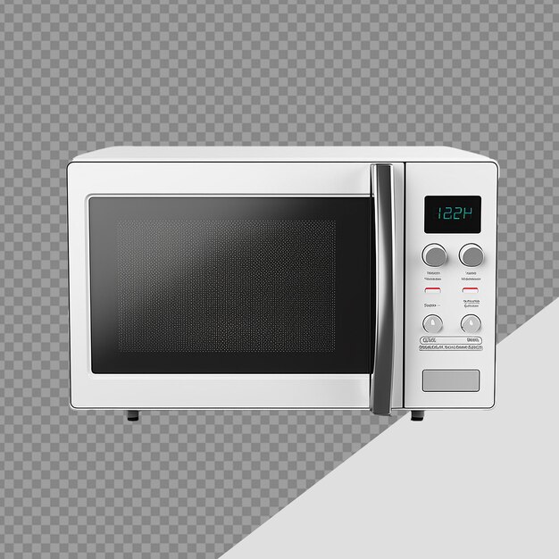 PSD microwave oven png isolated on transparent background