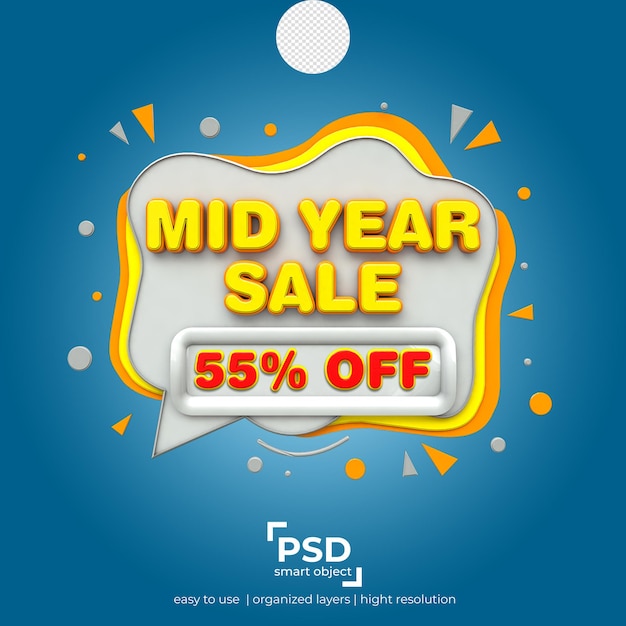 PSD mid year sale 55 percent discount