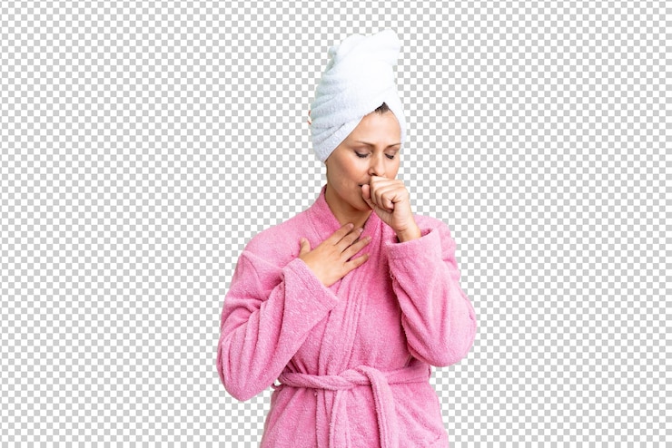 PSD middle age caucasian brunette woman