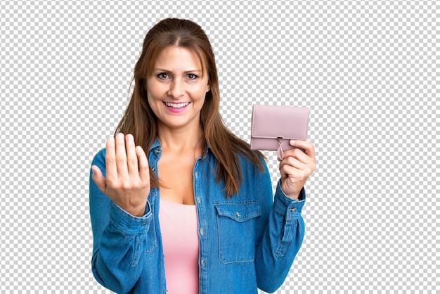 Middle age caucasian brunette woman