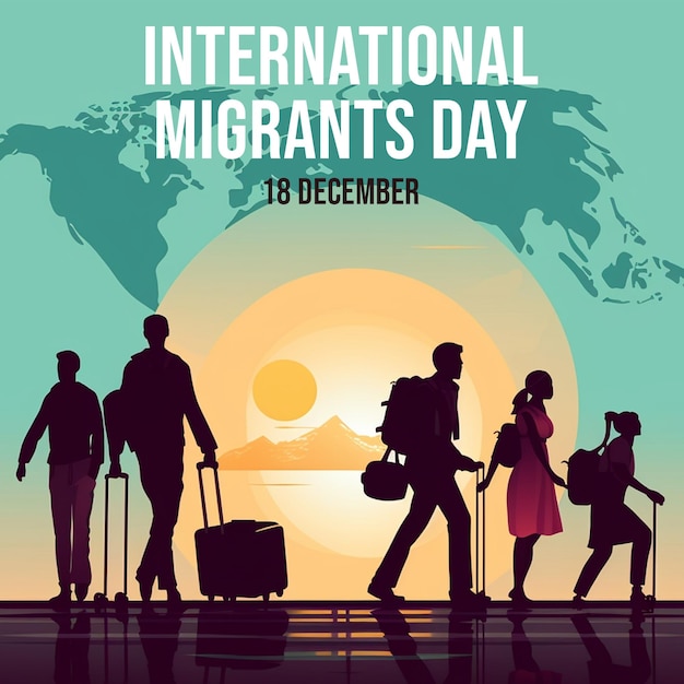 PSD międzynarodowy dzień migrantów post psd