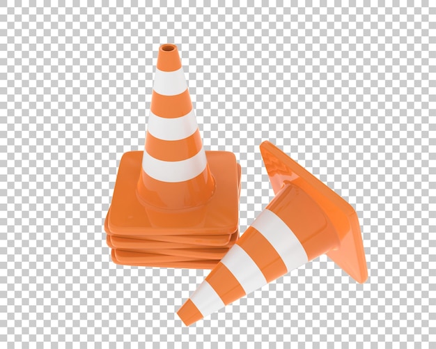 milestone on transparent background 3d rendering illustration