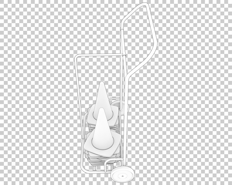 PSD milestones on transparent background 3d rendering illustration