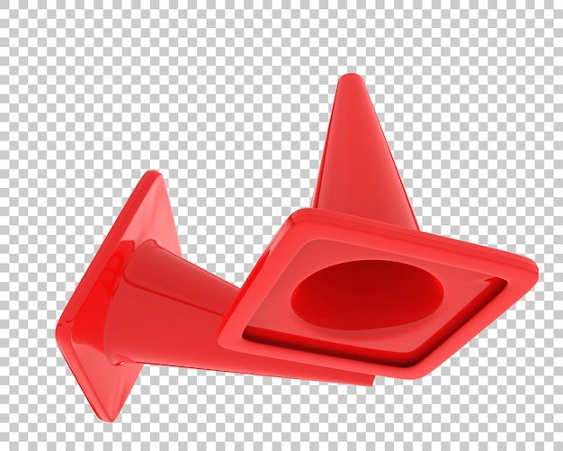 milestones on transparent background 3d rendering illustration
