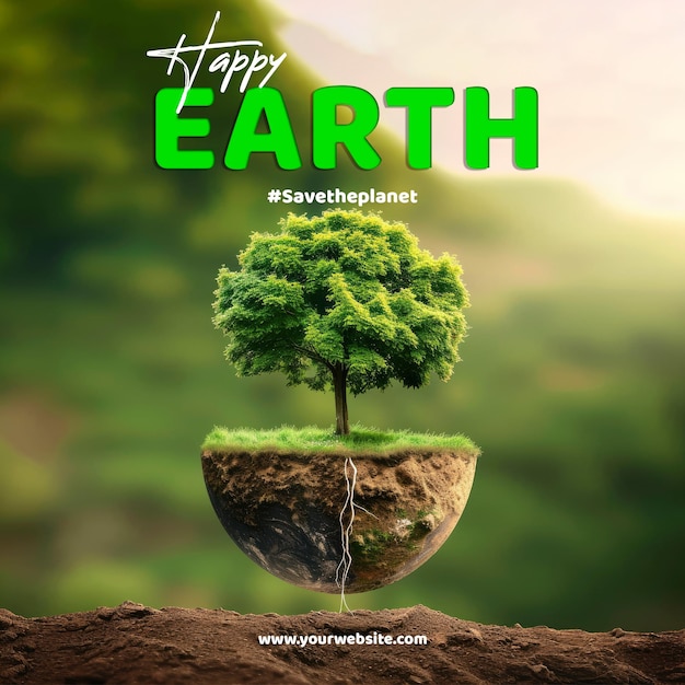 Milieuvriendelijke bomen op aarde