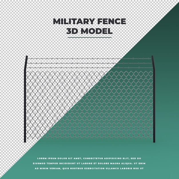 PSD military fence