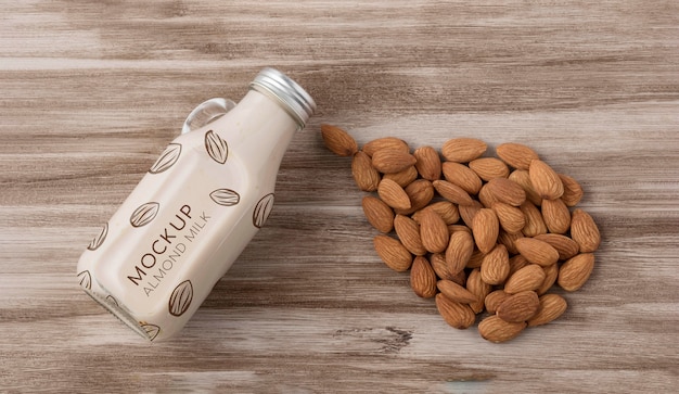 milk bottle concept mock-up