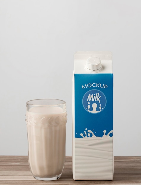 Milk bottle concept mock-up