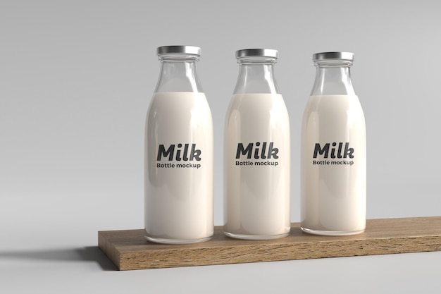 Milk bottle mock up