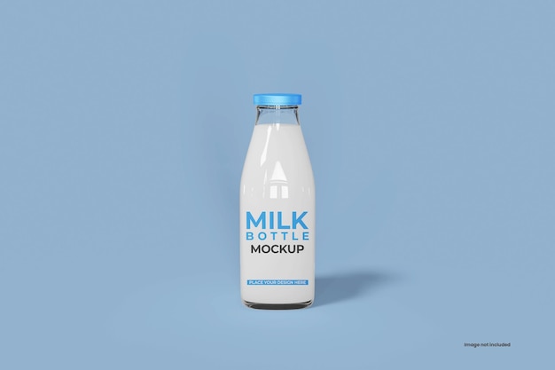 Milk Bottle Mockup