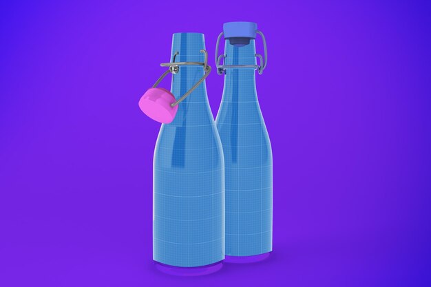 PSD bottiglia di latte