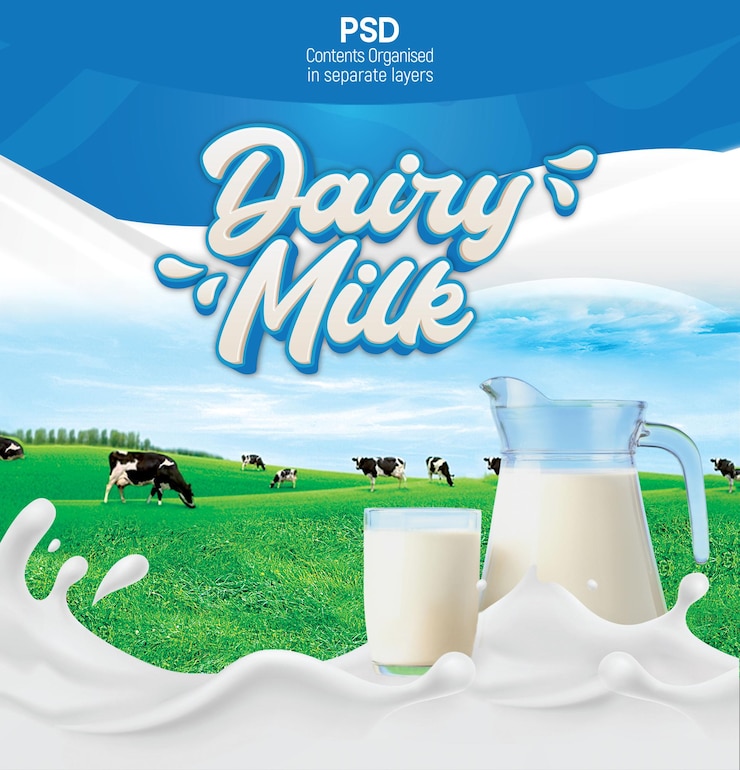 PSD 透明な背景に隔離されたミルクパウダーパッケージのテンプレート