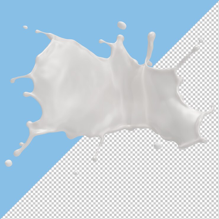 牛乳のスプラッシュ分離パック液体またはヨーグルトスプラッシュ
