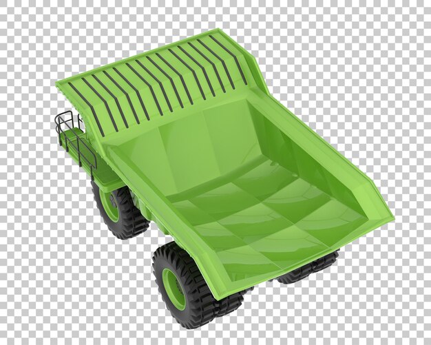 PSD il mio camion su sfondo trasparente 3d rendering illustrazione