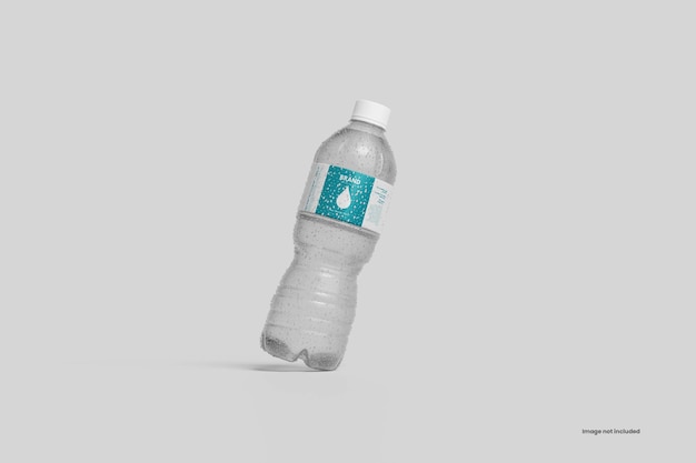 Mineral water bottle mockup