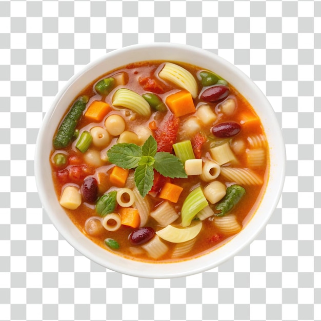 minestrone italian vegetable soup with pasta