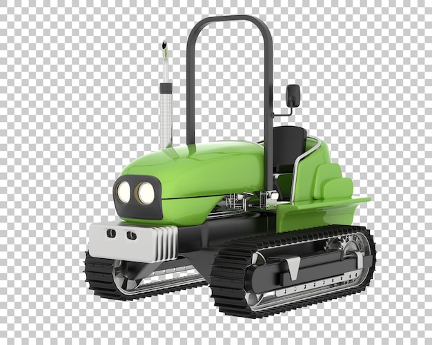 Mini crawler op transparante achtergrond 3d-rendering illustratie