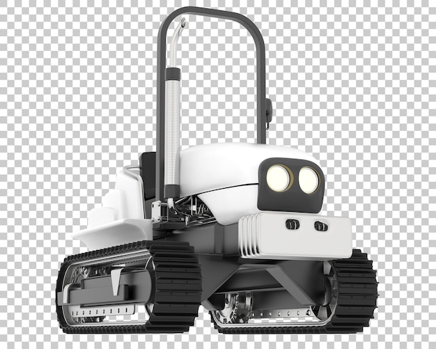 Mini crawler op transparante achtergrond 3d-rendering illustratie