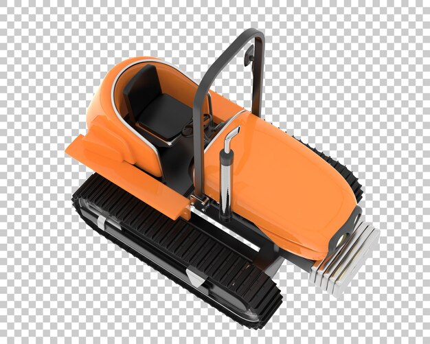 PSD mini crawler on transparent background 3d rendering illustration