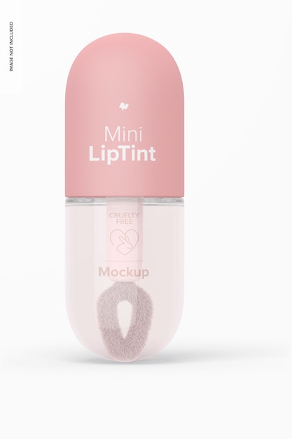 Mini Lip Tint Mockup, vooraanzicht