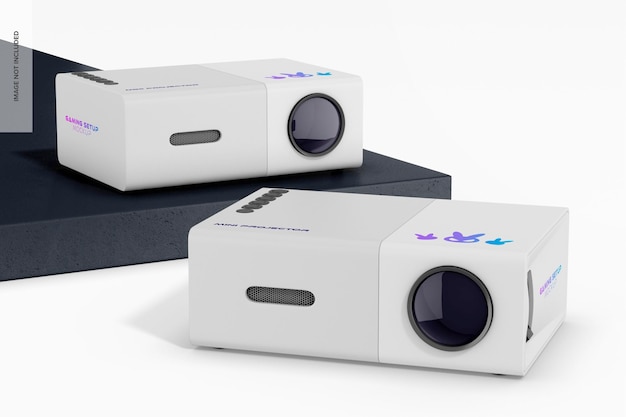 Mini Projectors Mockup