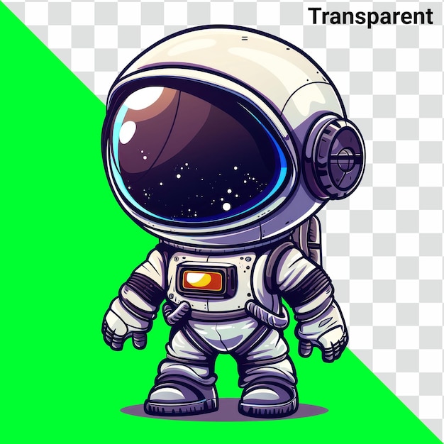 PSD miniature space explorer character